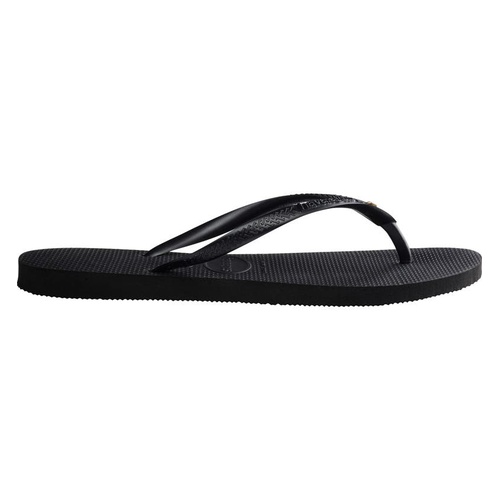 하바이아나스 Havaianas Slim Crystal Flip Flop_BLACK