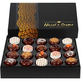 Hazel & Creme Chocolate Cookie Gift Box - Chocolate Covered Cookies Gift Basket - Gourmet Gifts - Food Gift In Elegant Box