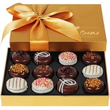 Hazel & Creme Chocolate Cookies Gift Basket - Easter Food Gift - Birthday, Thank You, Corporate, Holiday Gifting