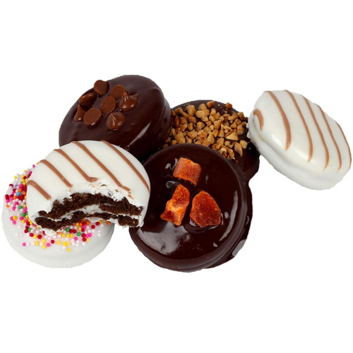  Hazel & Creme Chocolate Cookies Gift Basket - Easter Food Gift - Birthday, Thank You, Corporate, Holiday Gifting