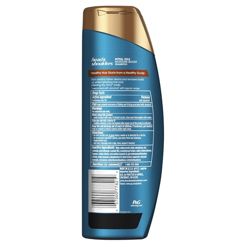  Head & Shoulders Head and Shoulders Shampoo, Moisture Renewal, Anti Dandruff Treatment and Scalp Care, Royal Oils Collection with Coconut Oil, for Natural and Curly Hair, 13.5 fl oz