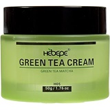 Hebepe Green Tea Matcha Face Moisturizer Cream for Dry Skin with Collagen, Cocoa Butter, Grapefruit, Vitamin C&E, Tangerine Peel Extract, Anti Aging Face Cream Reduce Appearance of
