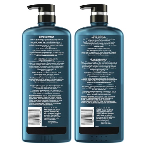  Herbal Essences, Repairing Argan Oil Of Morocco Shampoo and Conditioner set With Natural Source Ingredients, Color Safe, BioRenew, 20.2 fl oz