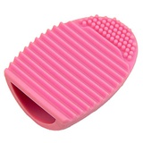 HeroNeo Cleaning MakeUp Washing Brush Silica Glove Scrubber Board Cosmetic Clean Tools (Pink)