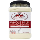 Hoosier Hill Farm Hoosier Hill All American Whole Milk Powder 2 LBS, rBST Free, Made in USA, Batch tested to be & Gluten Free
