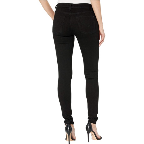허드슨 Hudson Jeans Nico Mid-Rise Super Skinny in Black