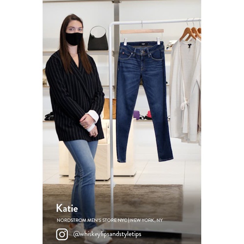 허드슨 Hudson Jeans Collin Flap Pocket Skinny Jeans_EL MONTE