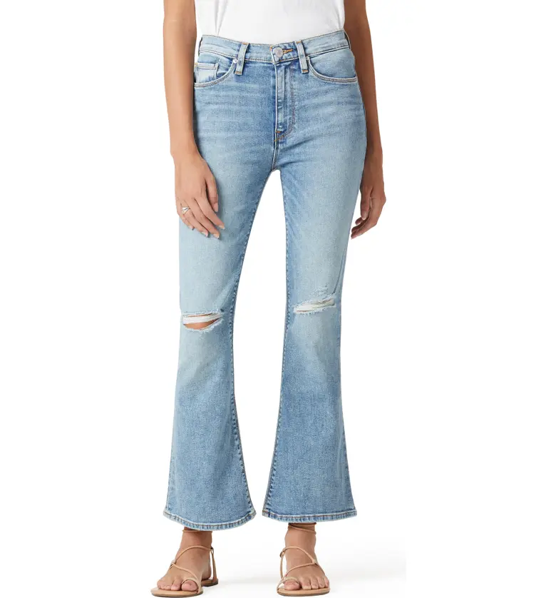 Hudson Jeans Barbara High Waist Crop Bootcut Jeans_MOVER
