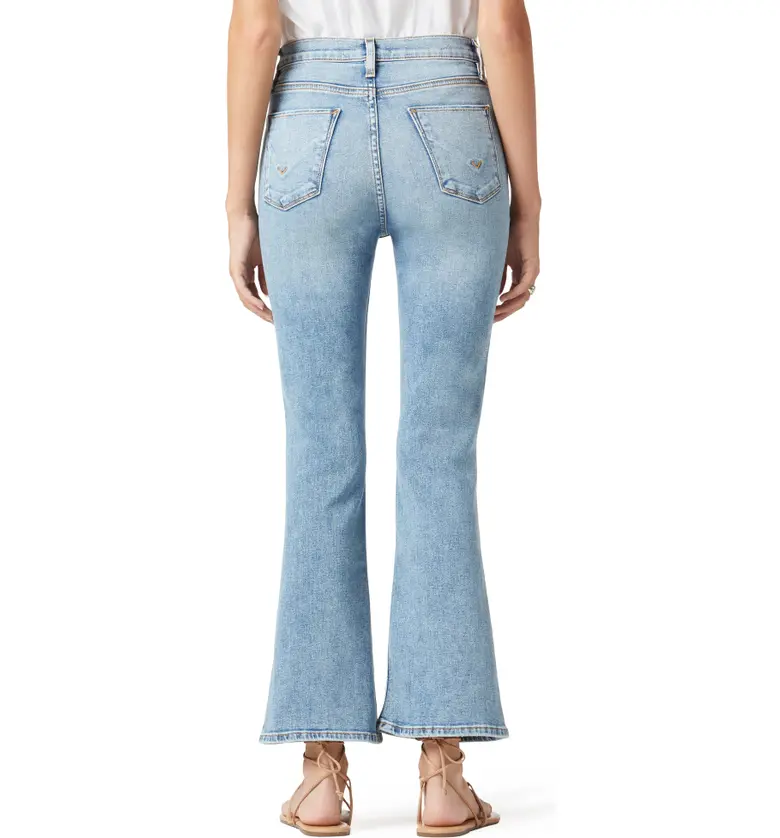 허드슨 Hudson Jeans Barbara High Waist Crop Bootcut Jeans_MOVER