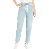 Hudson Jeans Elly High-Rise Tapered Crop in Skylines