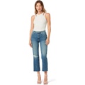 Hudson Jeans Remi High-Rise Straight Crop in Stunner