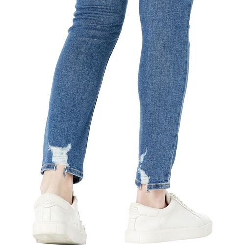 허드슨 Hudson Jeans Barbara High-Waist Super Skinny Ankle in Titan