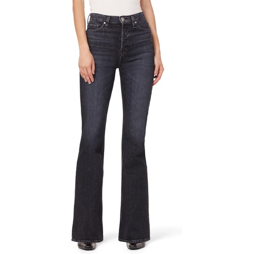 허드슨 Hudson Jeans Faye Ultra High-Rise Flare in Eco Black