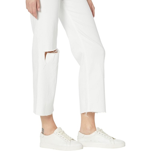 허드슨 Hudson Jeans Rosie Wide Leg Crop in White
