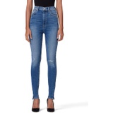 Hudson Jeans Centerfold Ext. High-Rise Super Skinny Ankle in Blue Dust