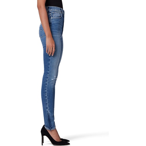 허드슨 Hudson Jeans Centerfold Ext. High-Rise Super Skinny Ankle in Blue Dust