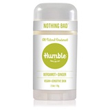 Humble Brands All Natural Vegan Aluminum Free Deodorant Stick for Sensitive Skin, Lasts All Day, Safe, and Certified Cruelty Free, Bergamot and Ginger, Pack of 1