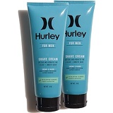Hurley Mens Shaving Cream - Softens and Hydrates with Aloe Extract and Vitamin E, Size 6oz (2 Pack), Eucalyptus 2PK