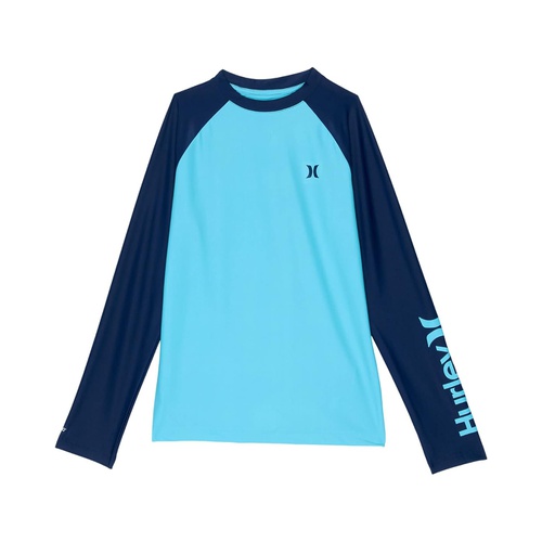 해틀리 Hurley Kids UPF 50+ Dry Rashguard Shirt (Little Kids)