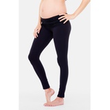 Ingrid & Isabel Active Maternity Leggings with Crossover Panel_JET BLACK