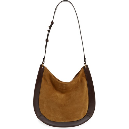  Isabel Marant Moskan Leather Hobo_TAUPE