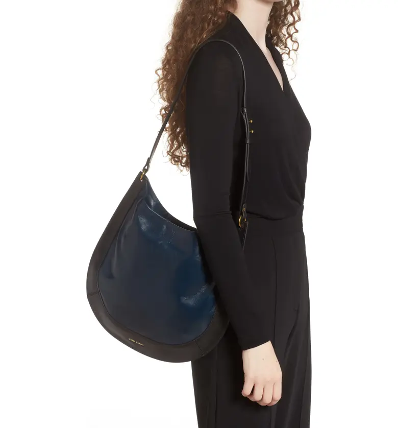  Isabel Marant Moskan Leather Hobo Bag_MIDNIGHT