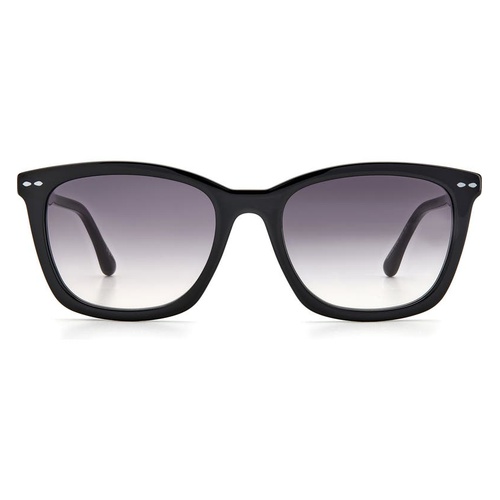  Isabel Marant 55mm Rectangular Sunglasses_BLACK/ GREY SHADED