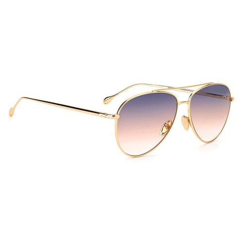  Isabel Marant 60mm Gradient Aviator Sunglasses_ROSE GOLD/ GREY SHADED PINK