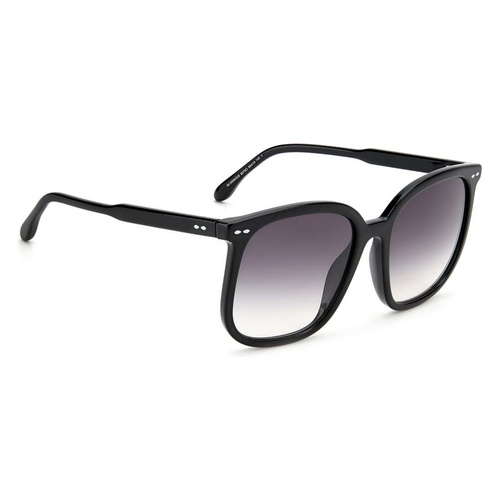  Isabel Marant 56mm Cat Eye Sunglasses_BLACK/ GREY SHADED