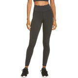 IVL Collective Scallop Active High Waist Leggings_JET BLACK