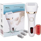 IWEEL Callus Remover for Feet, Rechargeable Electric Foot File Hard Skin Remover Pedicure Tools for Feet Electronic Callus Shaver Waterproof Pedicure kit for Cracked Heels and Dead Skin