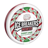 Ice Breakers Mints ICE BREAKERS Holiday Mints, Candy Cane Flavor, Sugar Free, 1.5 Ounce Container (Count of 8)