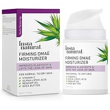InstaNatural Collagen Firming Facial Cream - DMAE & Vitamin C Face & Neck Anti-Aging Moisturizer - Wrinkle Repair, Tightening, Hydrating & Lifting Facial Care - Firmer & Plumper Skin for Men &