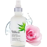 InstaNatural Rose Water Facial Toner for Face, Hair, Body - Organic, Natural Anti Aging Mist - Eau Fraiche - Alcohol Free - Hydrating Primer & Setting Spray for Pore Minimizing & T
