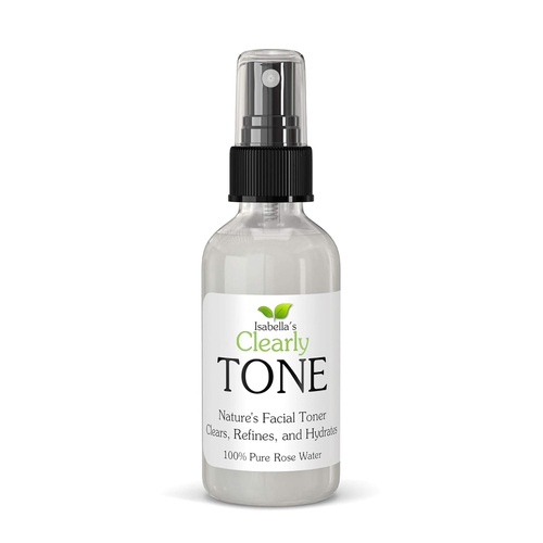  Isabellas Clearly TONE Pure Rose Water Face Toner I Face Mist for Aging, Acne Prone, Sensitive and Dull Skin I Hydrate, Moisturize and Illuminate I 100% Natural Alcohol Free Skin C