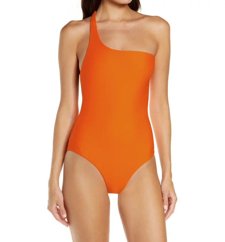 JADE Swim Evolve One-Shoulder One-Piece Swimsuit_NECTAR