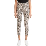 JEN7 Printed Ankle Skinny in Painterly Leopard