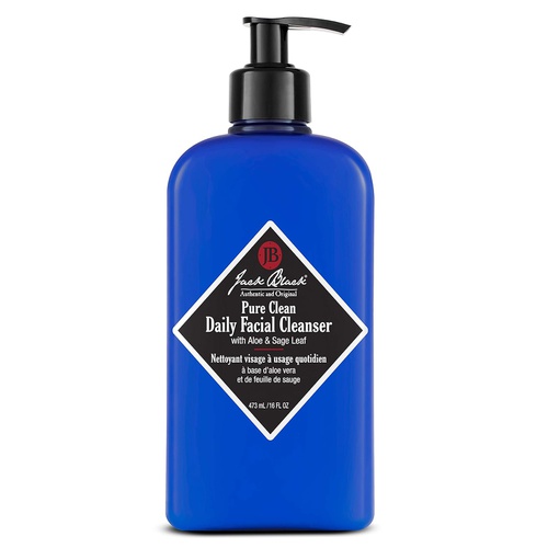  Jack Black - Pure Clean Daily Facial Cleanser, 3, 6 and 16 fl oz  2-in-1 Facial Cleanser and Toner, Removes Dirt and Oil, PureScience Formula, Certified Organic Ingredients, Aloe