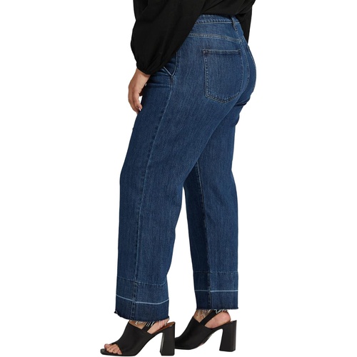  Jag Jeans Plus Size Sophia Mid-Rise Wide Leg Jeans