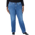 Jag Jeans Plus Size Valentina High-Rise Straight Leg Pull-On Jeans