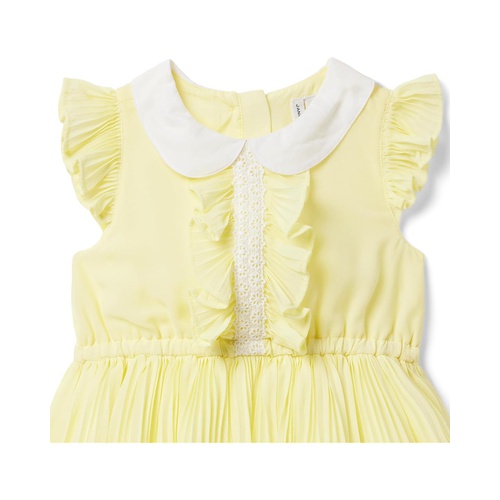 쟈니앤잭 Janie and Jack Pleated Chiffon Dress (Toddler/Little Kids/Big Kids)