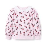 Janie and Jack Printed Minnie Mouse Sweatshirt (Toddler/Little Kids/Big Kids)