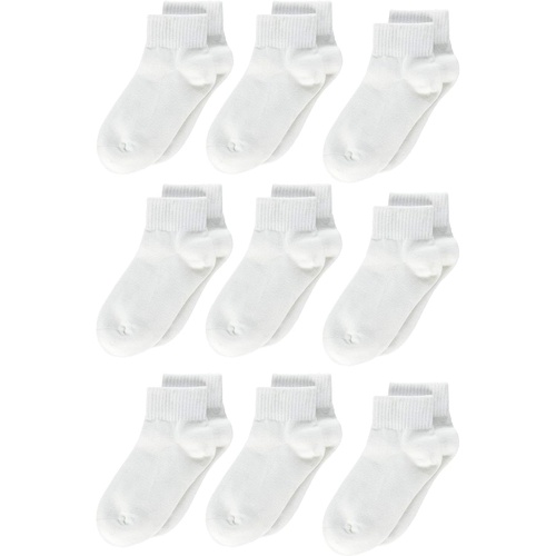  Jefferies Socks Seamless Non-Cushion Quarter 9-Pack (Infant/Toddler/Little Kid/Big Kid/Adult)