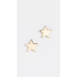 Jennifer Meyer Jewelry 18k Gold Mini Star Stud Earrings