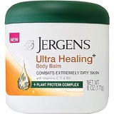 Jergens Ultra Healing Body Balm for Dry Skin, for Extra Dry Skin Relief, 6 Ounces, Formulated with Vitamins C, E and B5 plus Plant Protein Complex