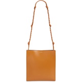 Jil Sander Medium Tangle Leather Shoulder Bag_MEDIUM BROWN