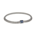 John Hardy Classic Chain 5mm Bracelet with Blue Sapphire