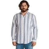 Johnny Bigg Big & Tall Madrid Stripe Linen Shirt