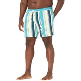 Johnny Bigg Big & Tall Cabana Stripe Stretch Swim Shorts