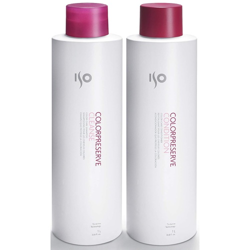  Joico ISO Color Preserve Cleanse & Condition Color Care Shampoo and Conditioner Set, 33.8 Fl Oz